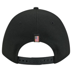 Miami Marlins New Era American Flag 9FORTY M-Crown A-Frame Adjustable Hat - Black Hats