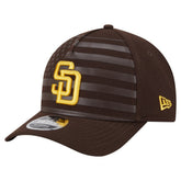 San Diego Padres New Era American Flag 9FORTY M-Crown A-Frame Adjustable Hat - Brown Hats