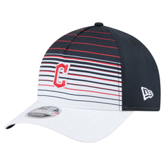 Cleveland Guardians New Era Gradient 9FORTY M-Crown Adjustable Hat - Navy Hats