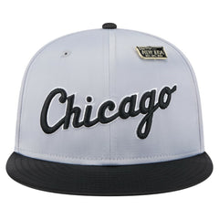 Chicago White Sox New Era Satin 59FIFTY Fitted Hat - Gray/Black Hats