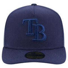 Tampa Bay Rays New Era Color Pack A-Frame 59FIFTY Fitted Hat - Navy Hats