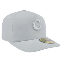 Chicago Cubs New Era Colorpack A-Frame 59FIFTY Fitted Hat - Gray Hats