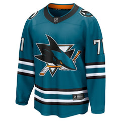 NHL Macklin Celebrini San Jose Sharks Fanatics Home Breakaway Jersey �Teal