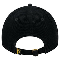 Pittsburgh Pirates New Era Women's Corduroy 9TWENTY Adjustable Hat - Black Hats
