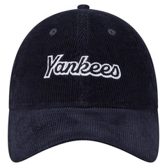 New York Yankees New Era Women's Corduroy 9TWENTY Adjustable Hat - Navy Hats