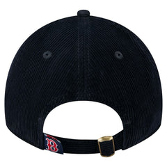 Boston Red Sox New Era Women's Corduroy 9TWENTY Adjustable Hat - Navy Hats
