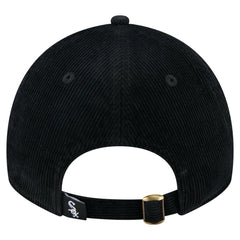 Chicago White Sox New Era Women's Corduroy 9TWENTY Adjustable Hat - Black Hats
