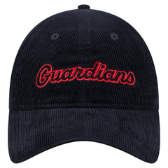 Cleveland Guardians New Era Women's Corduroy 9TWENTY Adjustable Hat - Navy Hats