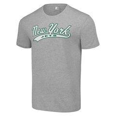 New York Jets Starter City Tailsweep T-Shirt Heather Gray