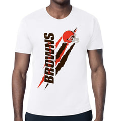 Cleveland Browns Starter Color Scratch T-Shirt White