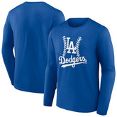Los Angeles Dodgers Fastball Long Sleeve T-Shirt - Royal T-shirts