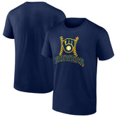 Milwaukee Brewers Fastball T-Shirt - Navy T-shirts