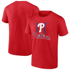 Philadelphia Phillies Fastball T-Shirt - Red T-shirts