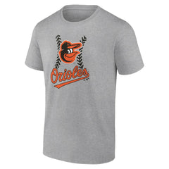 Baltimore Orioles Fastball T-Shirt - Heather Gray T-shirts