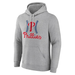 Philadelphia Phillies Fastball Pullover Hoodie - Gray Hoodies