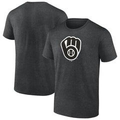 Milwaukee Brewers Monochrome T-Shirt - Charcoal T-shirts