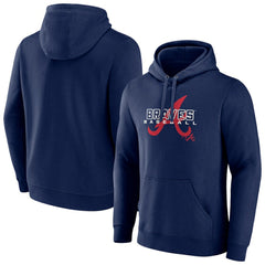 Atlanta Braves Stellar Pullover Hoodie - Navy Hoodies