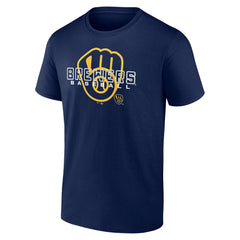Milwaukee Brewers Stellar T-Shirt - Navy T-shirts