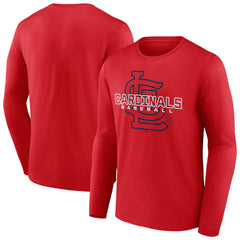 St. Louis Cardinals Stellar Long Sleeve T-Shirt - Red T-shirts
