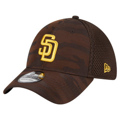 San Diego Padres New Era Subtle Camo 39THIRTY Flex Hat - Dark Brown Hats