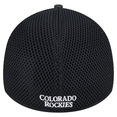 Colorado Rockies New Era Subtle Camo 39THIRTY Flex Hat - Black Hats