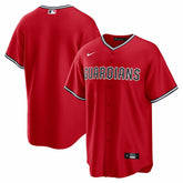MLB Cleveland Guardians Nike Alternate 2 Replica Jersey - Red
