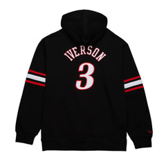 Allen Iverson Philadelphia 76ers Name & Number Pullover Hoodie Black