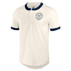 Cleveland Guardians Darius Rucker Collection by Fanatics Henley Raglan T-Shirt - White T-shirts