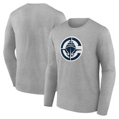 LA Clippers Primary Logo Long Sleeve T-Shirt Gray