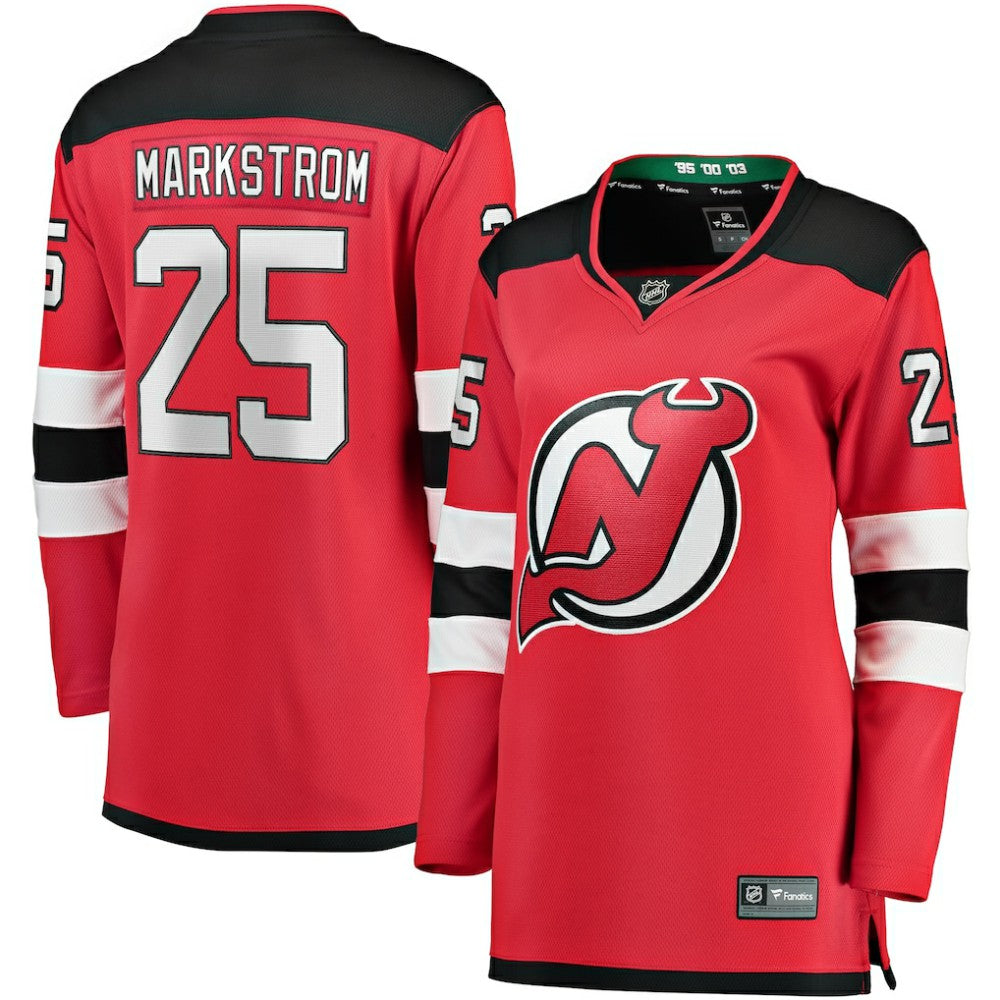NHL Jacob Markstrom New Jersey Devils Fanatics Women's Home Breakaway Jersey - Red