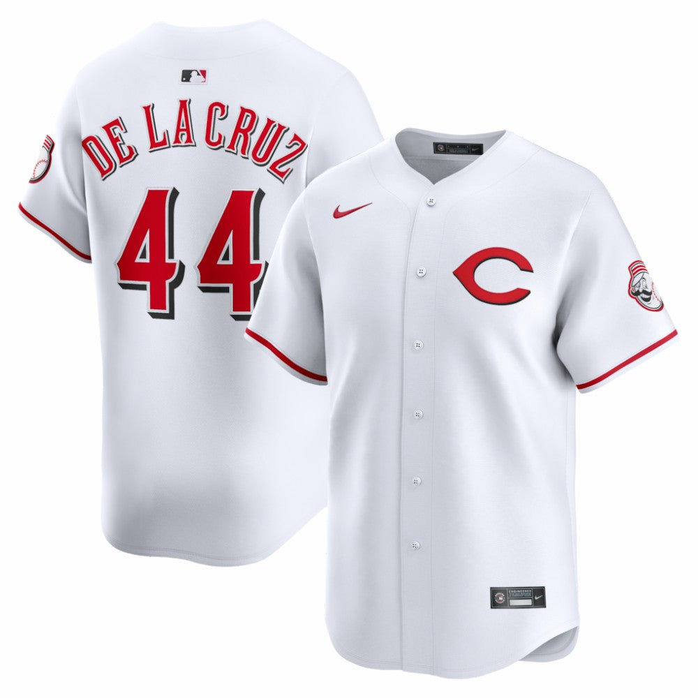 MLB Elly De La Cruz Cincinnati Reds Nike Alternate 2 Limited Player Jersey - White