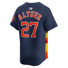 MLB Jose Altuve Houston Astros Nike Alternate Limited Player Jersey - Navy