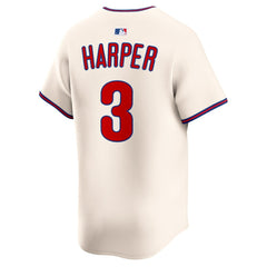 MLB Bryce Harper Philadelphia Phillies Nike Alternate Limited Jersey - Cream