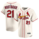 MLB Lars Nootbaar St. Louis Cardinals Nike Alternate 2 Limited Jersey - Cream