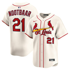 MLB Lars Nootbaar St. Louis Cardinals Nike Alternate 2 Limited Jersey - Cream