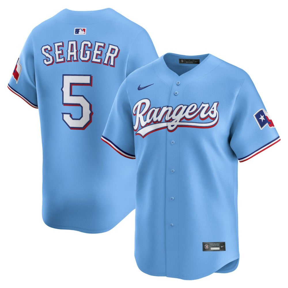 MLB Corey Seager Texas Rangers Nike Alternate Limited Player Jersey - Light Blue
