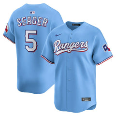 MLB Corey Seager Texas Rangers Nike Alternate Limited Player Jersey - Light Blue