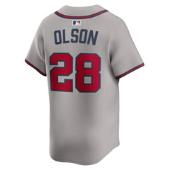 MLB Matt Olson Atlanta Braves Nike Road Limited Player Jersey - Gray