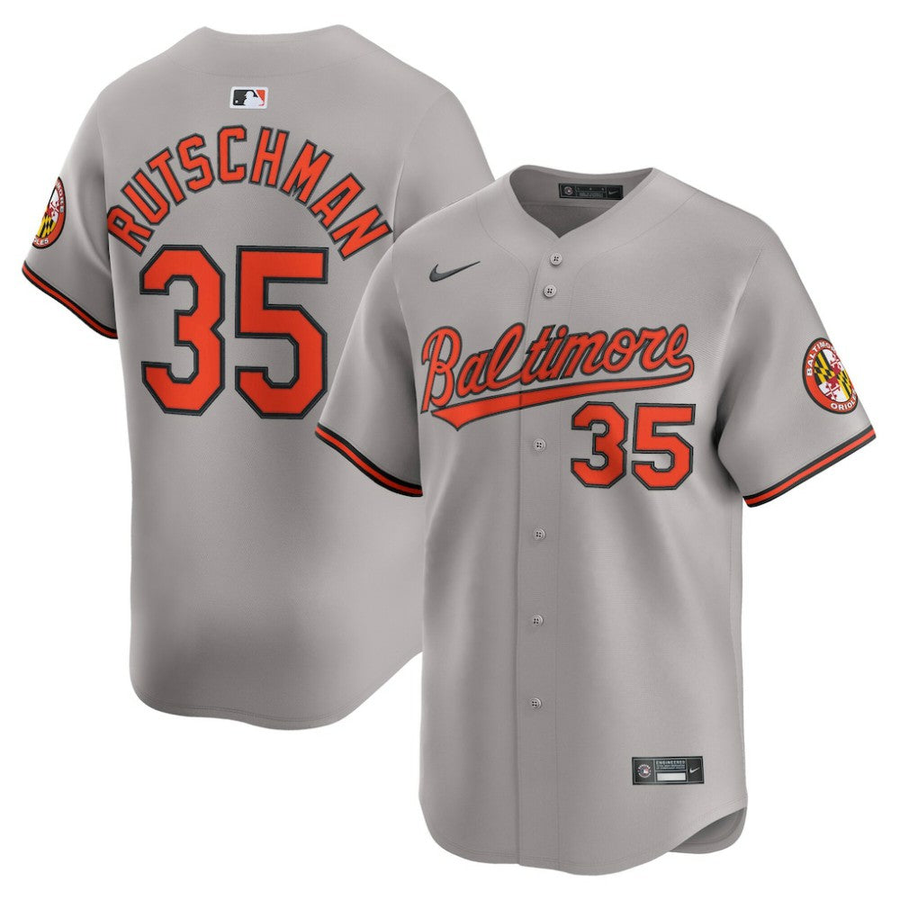 Adley Rutschman Baltimore Orioles Nike Road Limited Player Jersey - Gray Jerseys