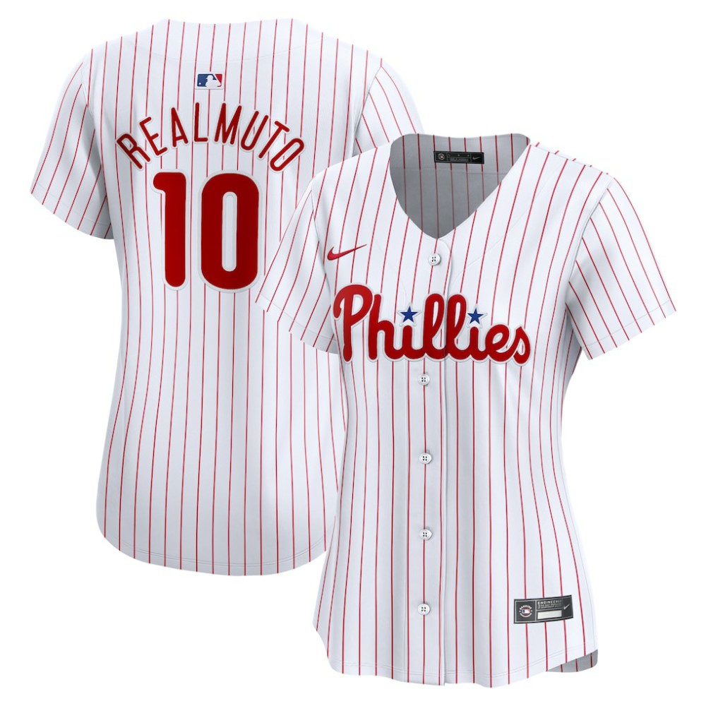 MLB J.T. Realmuto Philadelphia Phillies Nike Women's Home Limited Player Jersey?¨C White