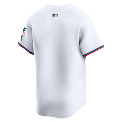 MLB Miami Marlins Nike Home Limited Jersey - White