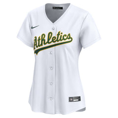 MLB Athletics Nike Women's Home Limited Jersey?¨C White