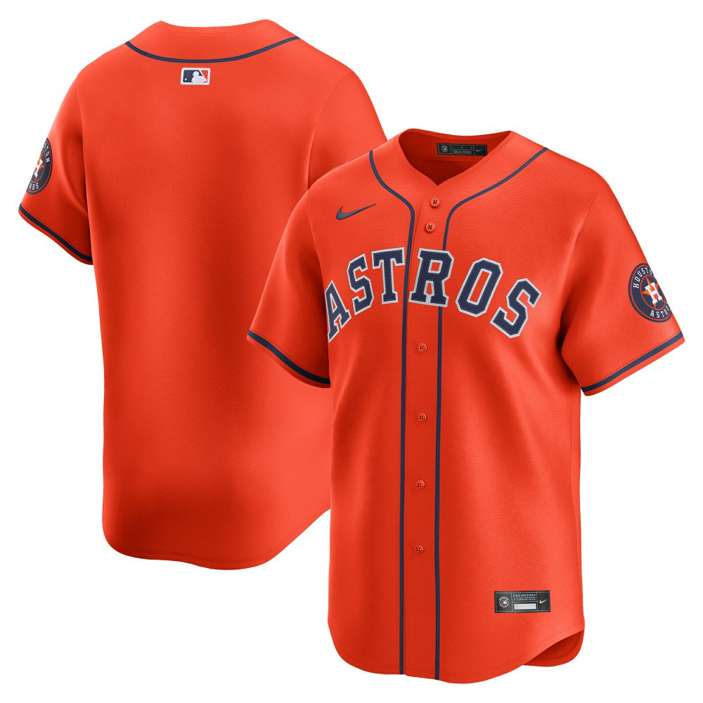 MLB Houston Astros Nike Alternate Limited Jersey - Orange
