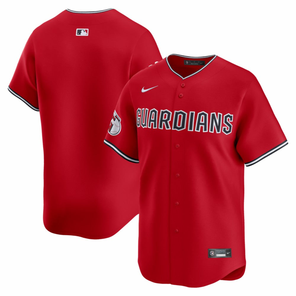 MLB Cleveland Guardians Nike Alternate Limited Jersey - Red