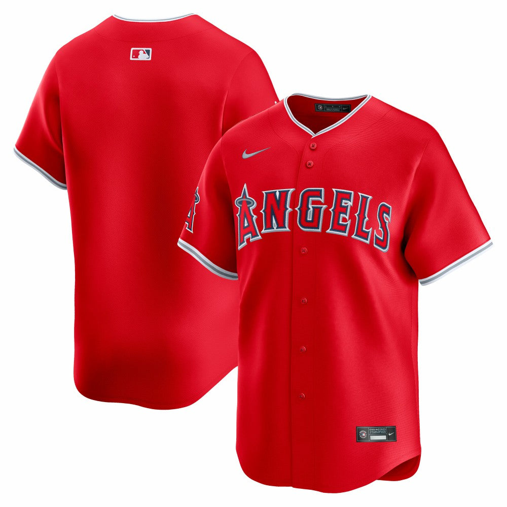 MLB Los Angeles Angels Nike Alternate Limited Jersey - Red