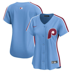 MLB Philadelphia Phillies Nike Women's Alternate Limited Jersey - Light Blue