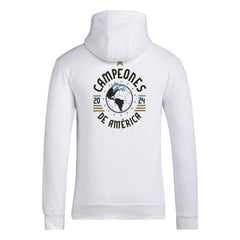 Argentina National Team 2024 Copa America Champions Pullover Hoodie White