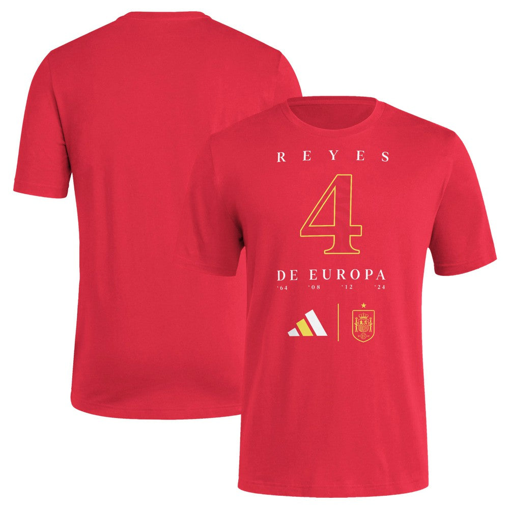 Spain National Team 2024 European Champions T-Shirt Red