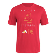 Spain National Team 2024 European Champions T-Shirt Red