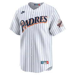 MLB San Diego Padres Nike Cooperstown Collection Limited Jersey - White
